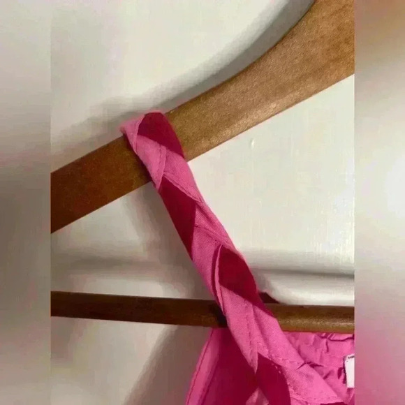 BNWT Coral Bay Pink Ombré  Cotton Dress with Braided Straps size M - Picture 4 of 9